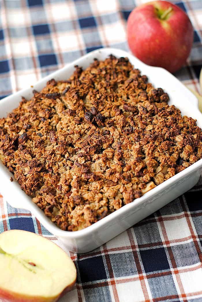 Cider Apple Oatmeal Crisp
