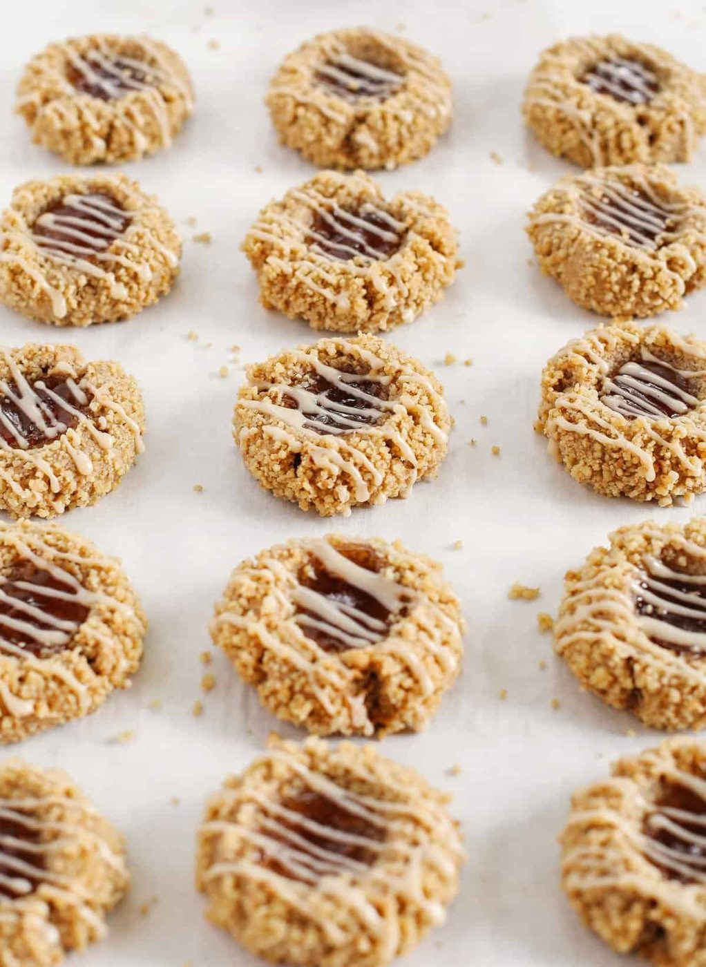 Cinnamon Apple Thumbprint Cookies