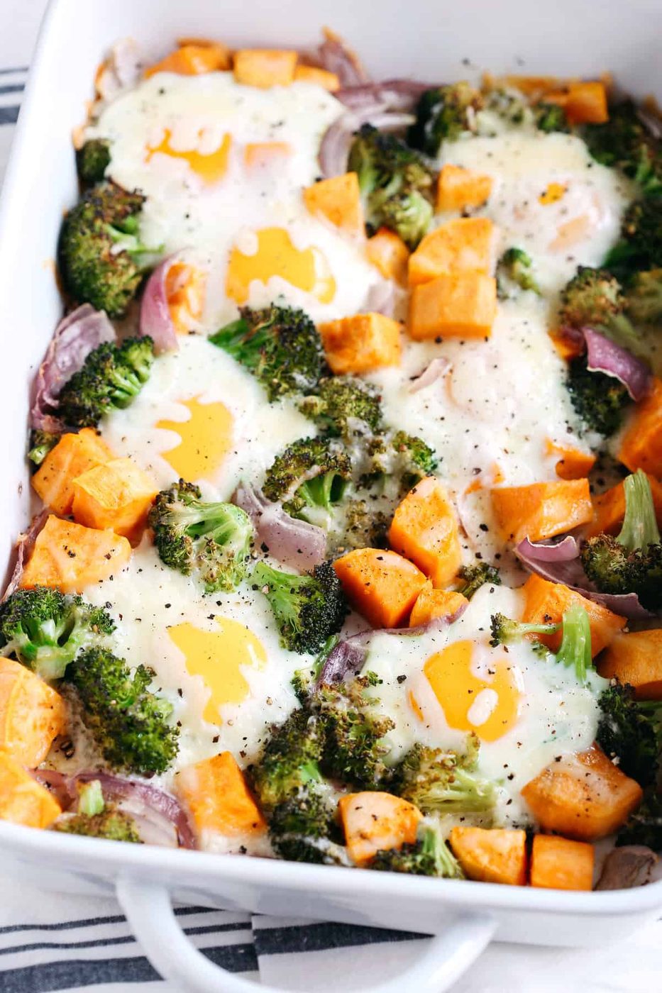 Oven-baked Egg & Roasted Veggie Casserole