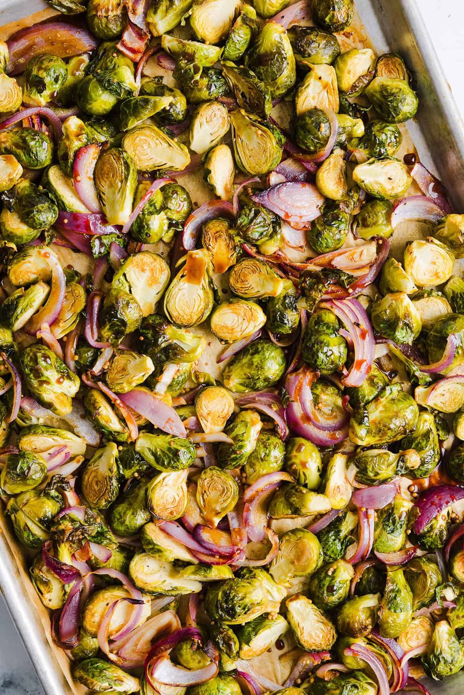 Roasted Balsamic Brussels Sprouts