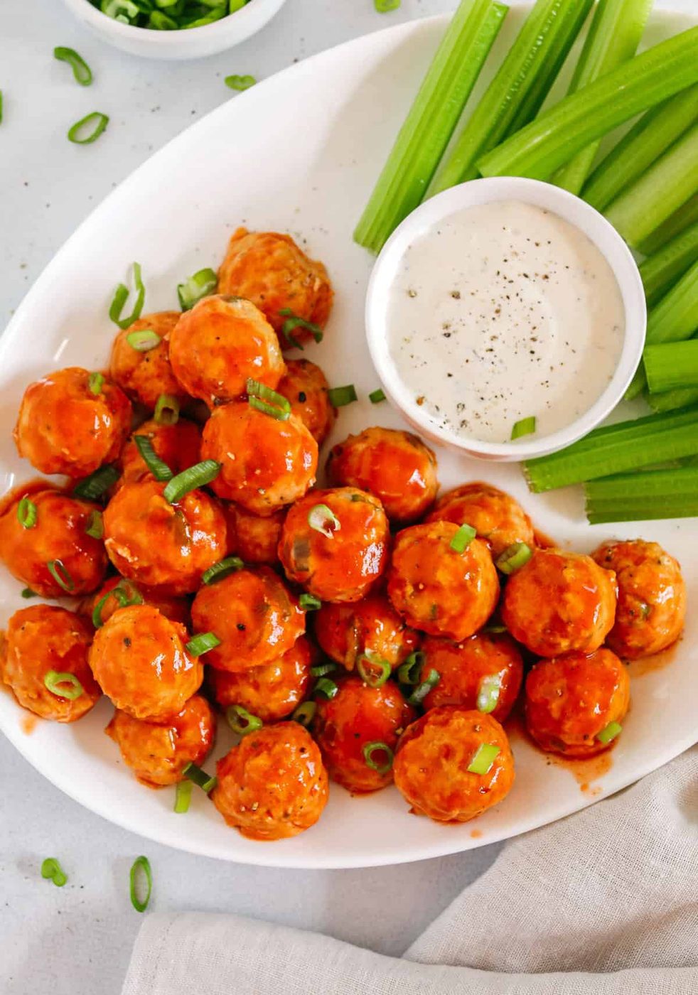 Chicken Buffalo Meatballs