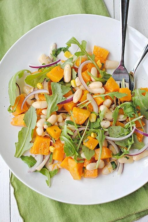 Butternut Squash & Arugula Salad