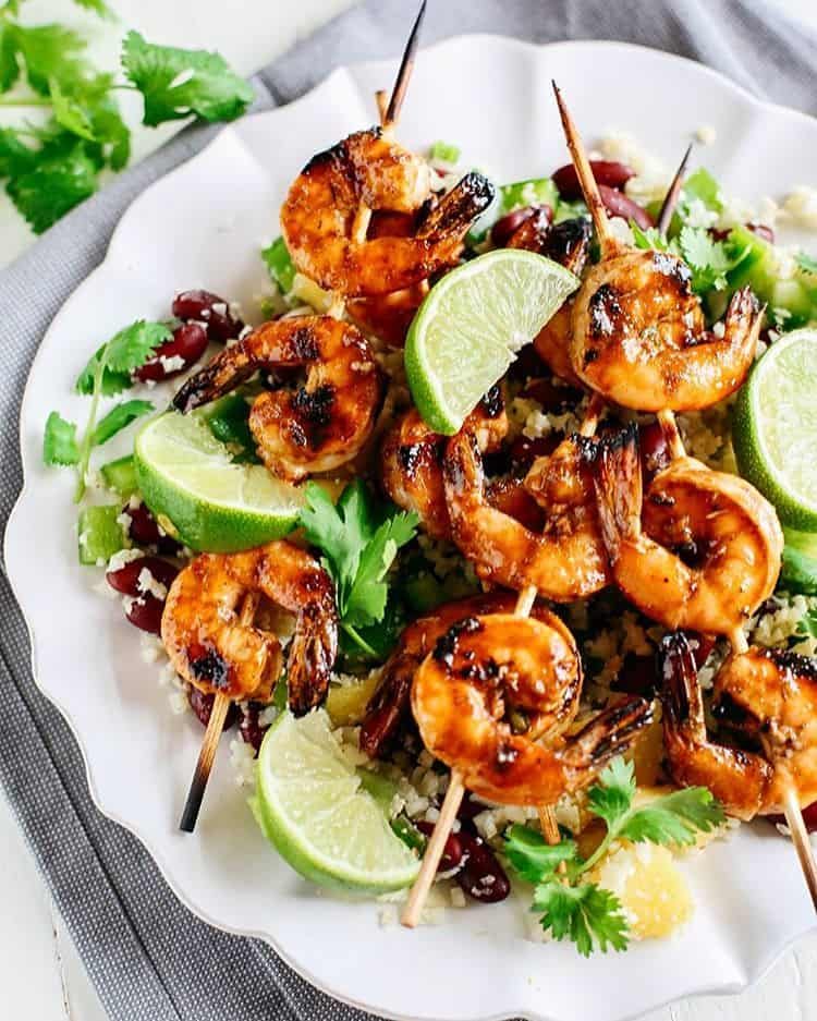 Jerk Caribbean Shrimp with Cauliflower Rice