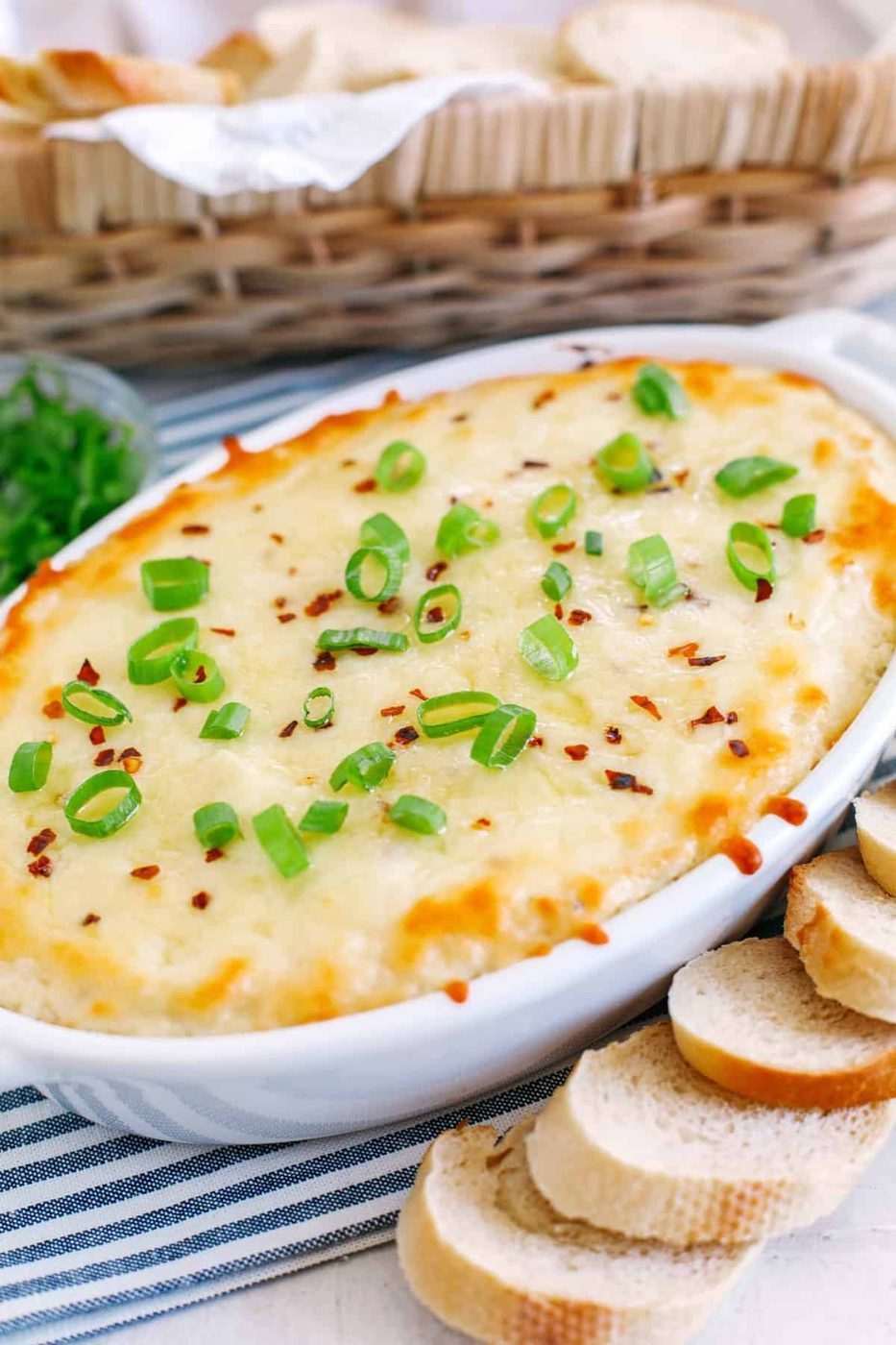 Roasted Cheesy Cauliflower Dip