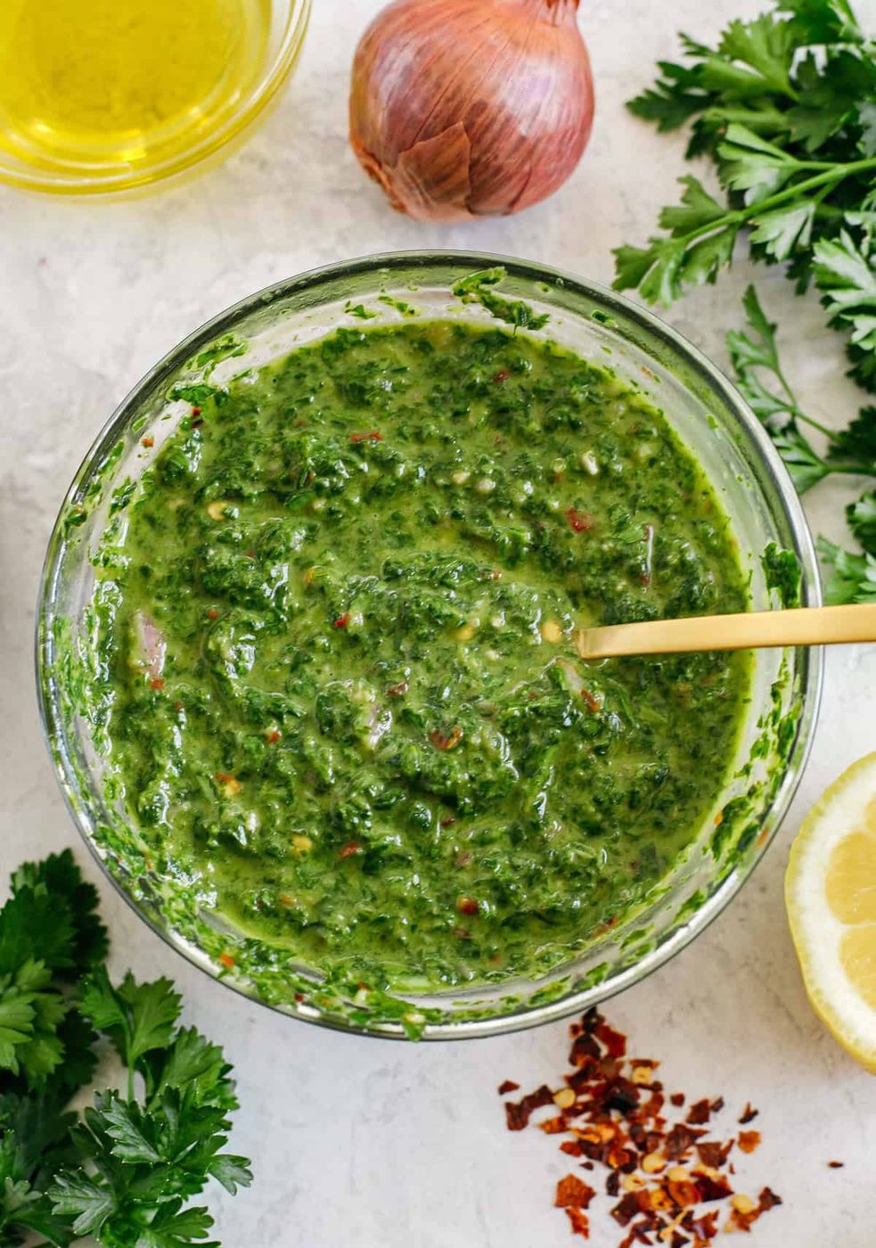 Chimichurri Sauce for the table