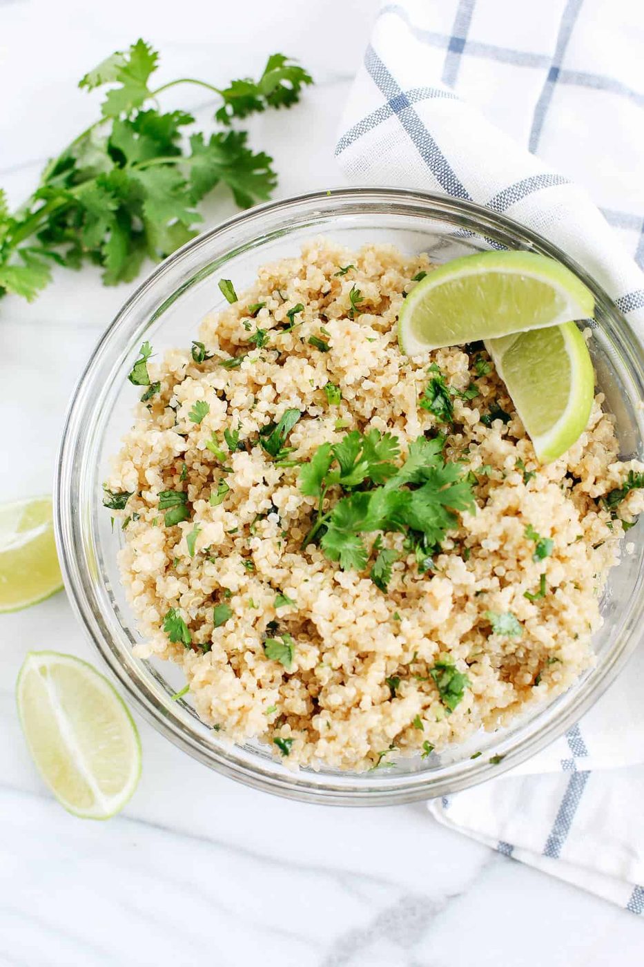 Lime Coconut Cilantro Quinoa