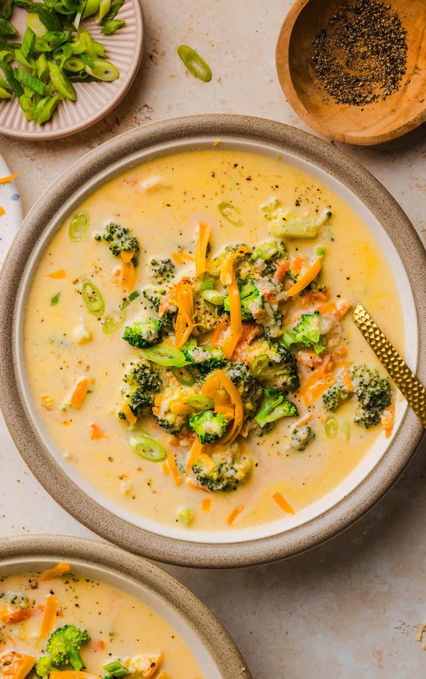 Silky Broccoli Cheddar Soup