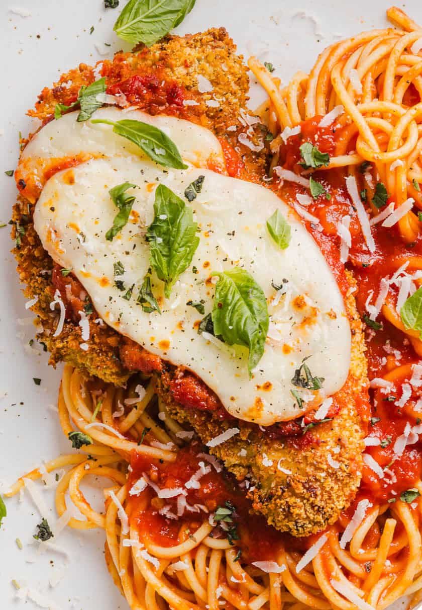 Oven-baked Chicken Parmesan