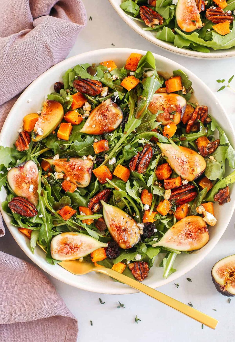 Salad Fig with Roasted Butternut Squash