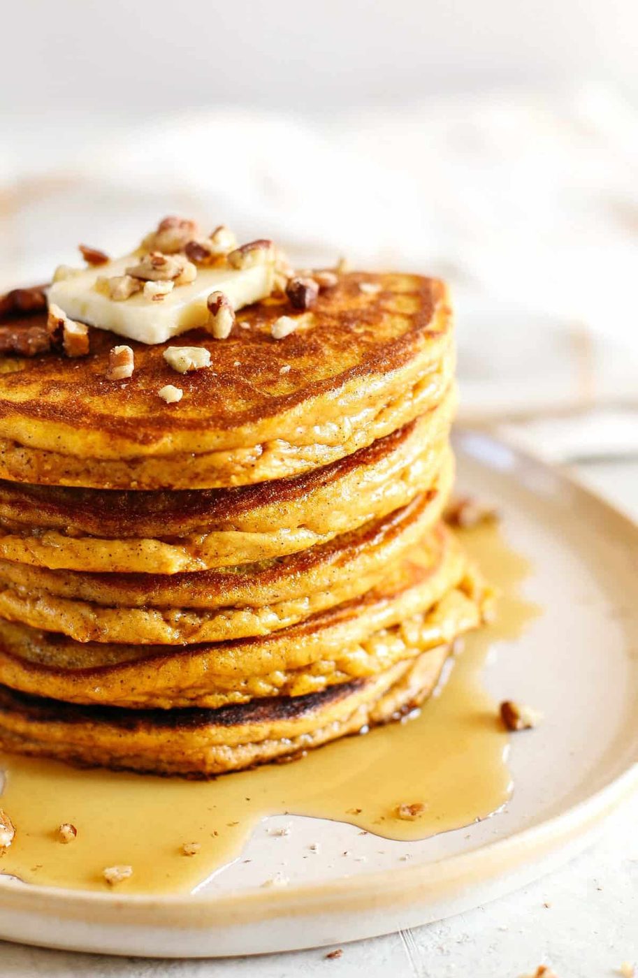 Pumpkin Fluffy Pancakes