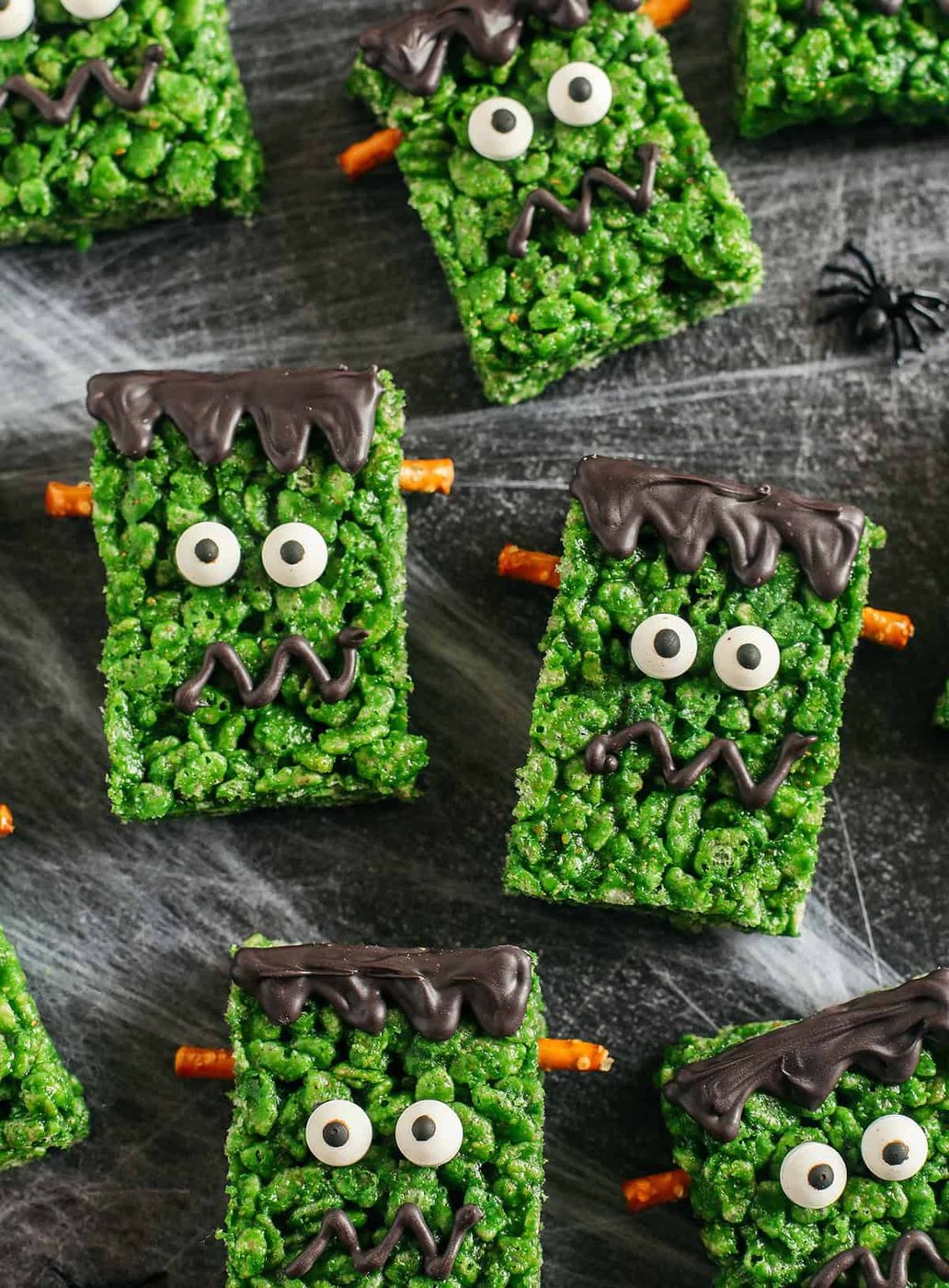 Rice Frankenstein Krispie Treats