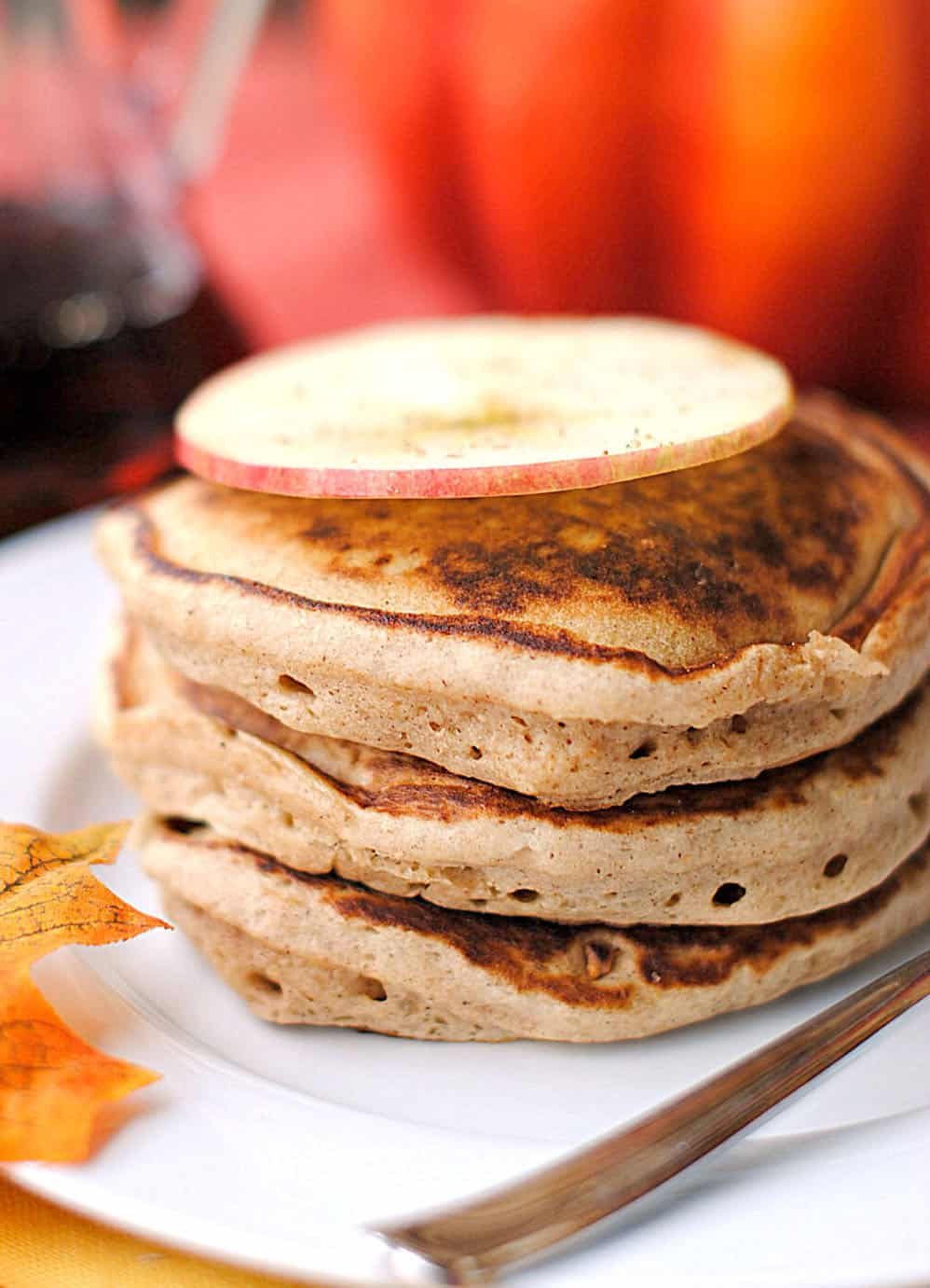 Apple Gingerbread Pancakes