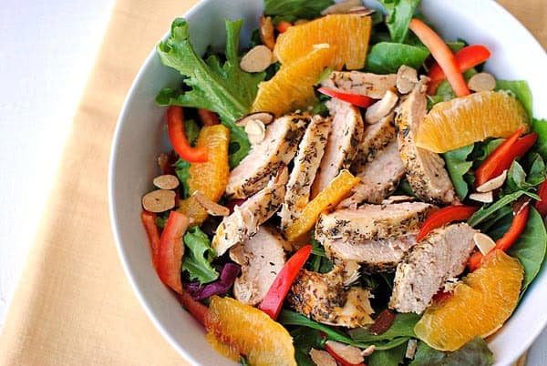 Honey-Orange Grilled Chicken Salad