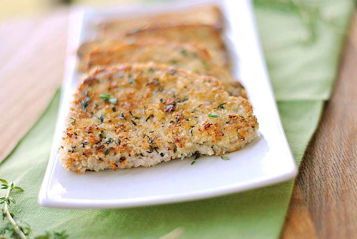 Crusted Herb Pork Chops