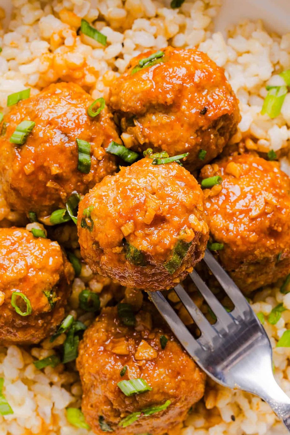Sriracha Honey Glazed Meatballs