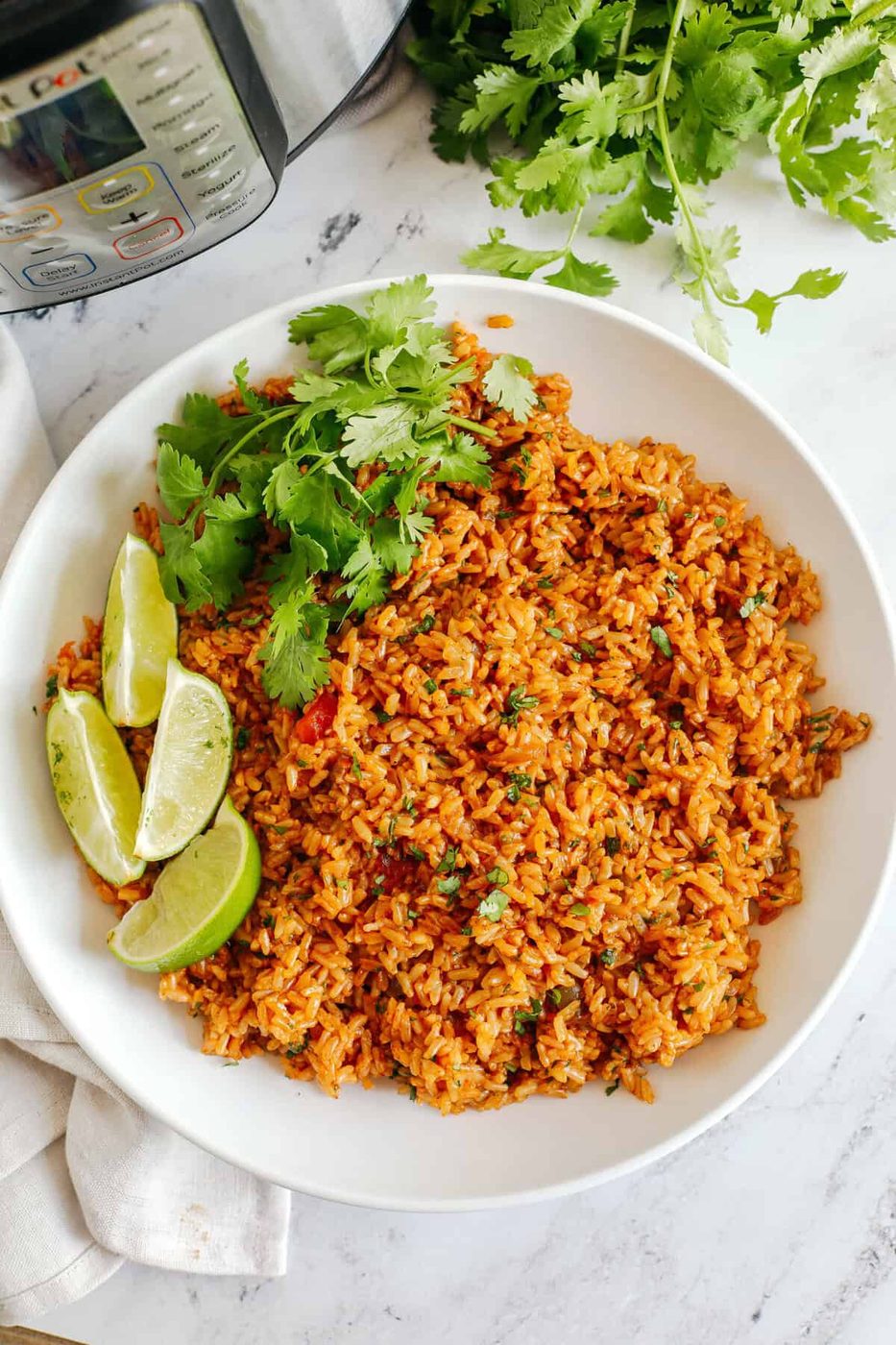 Pressure-cooker Mexican Brown Rice