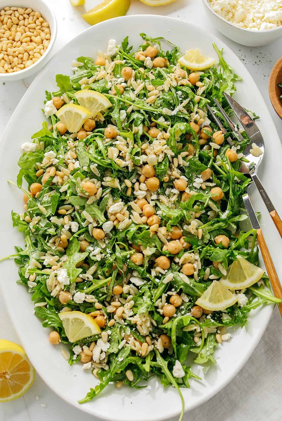 Arugula Lemon Orzo Salad