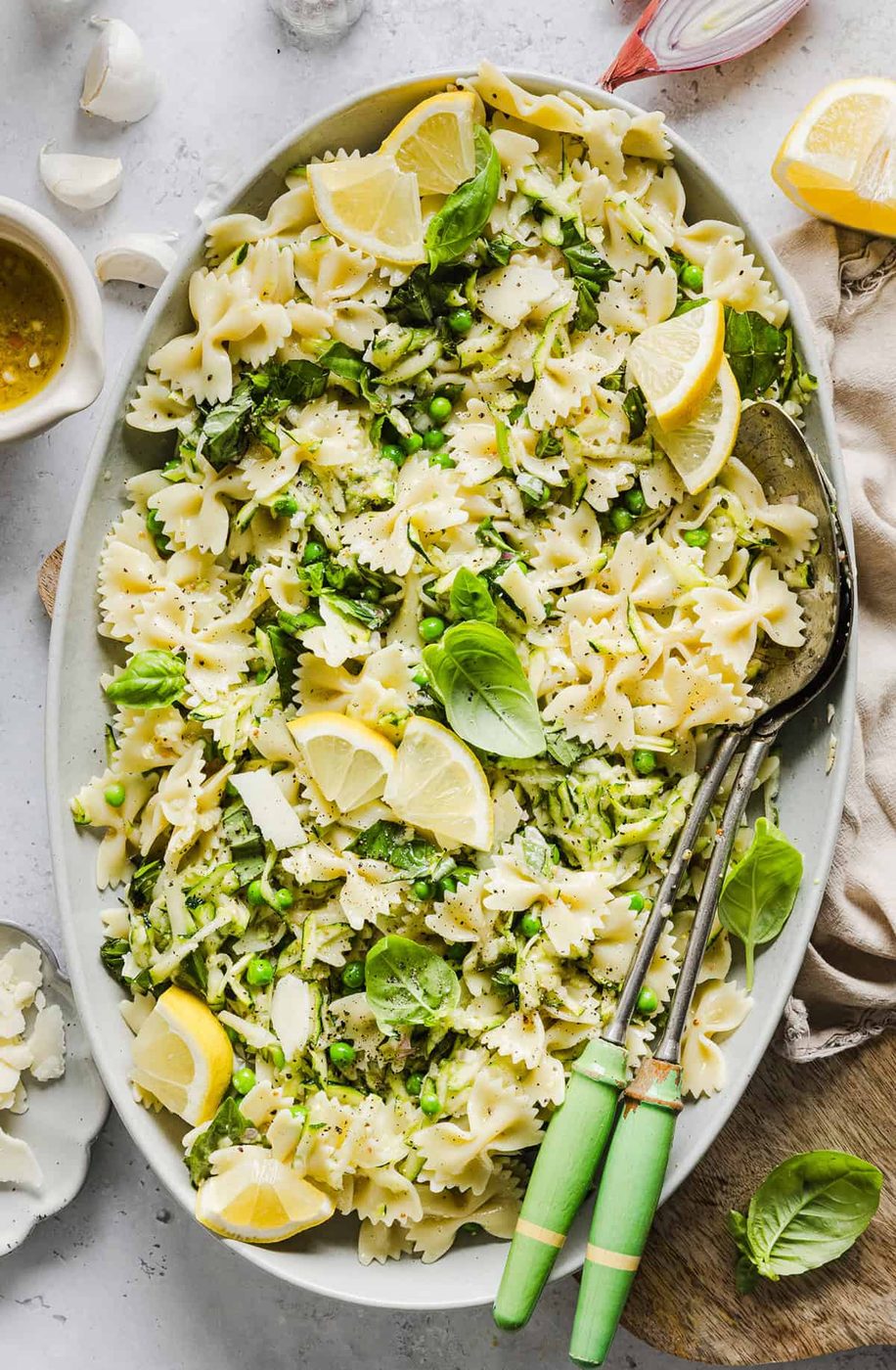 Basil Lemon Pasta Salad