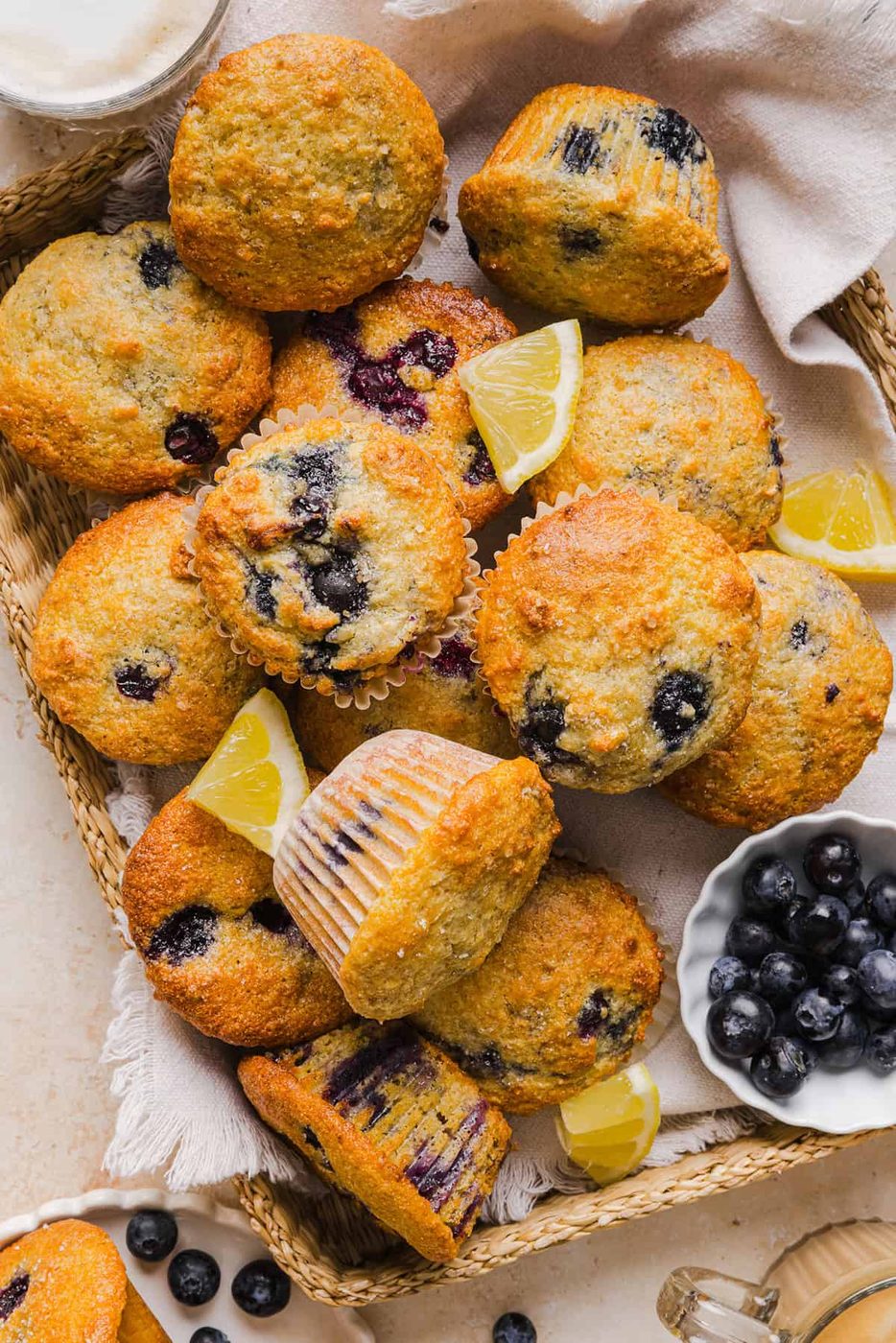 Blueberry Lemon Yogurt Muffins