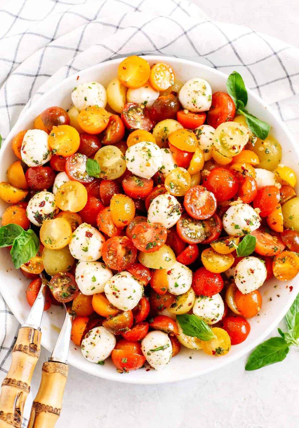 Summer Marinated Caprese Salad