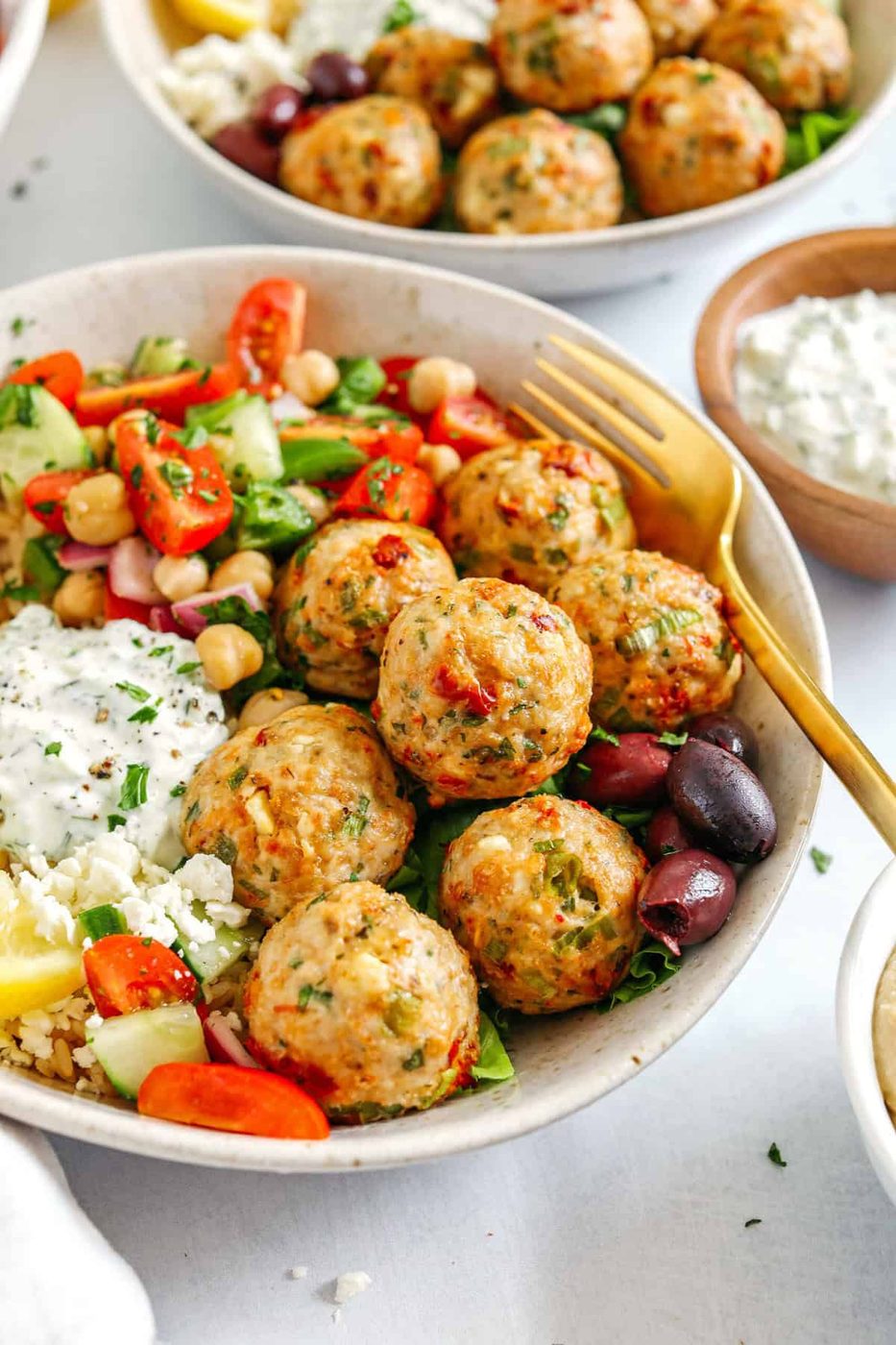 Chicken Mediterranean Meatballs