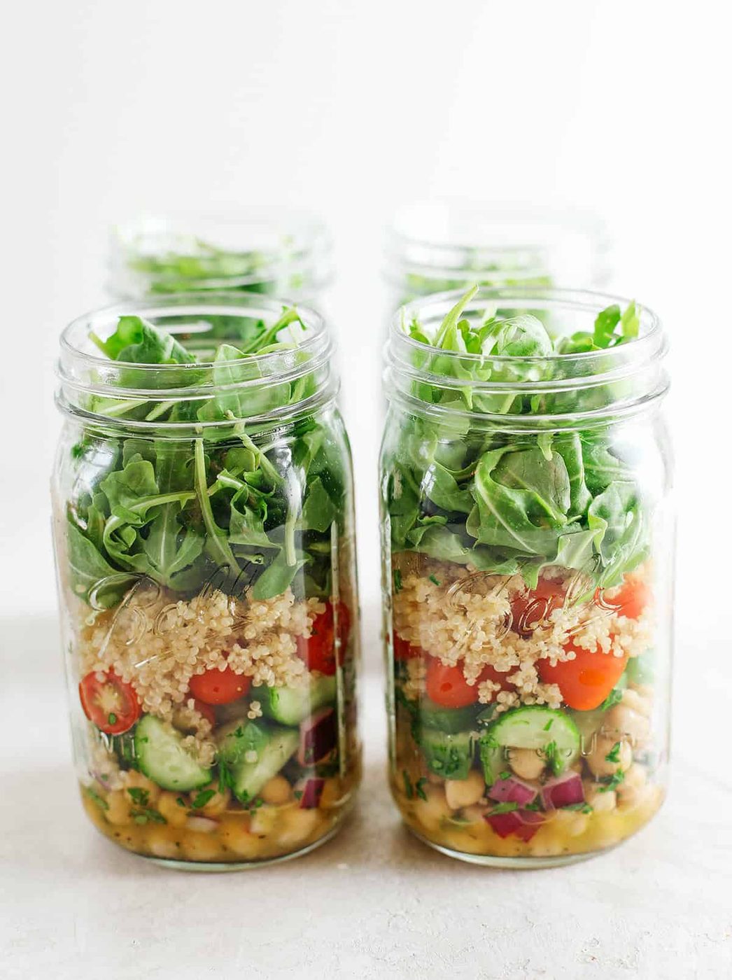Mason Mediterranean Jar Salads