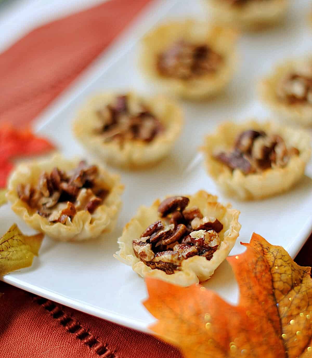 Maple Mini Pecan Pies