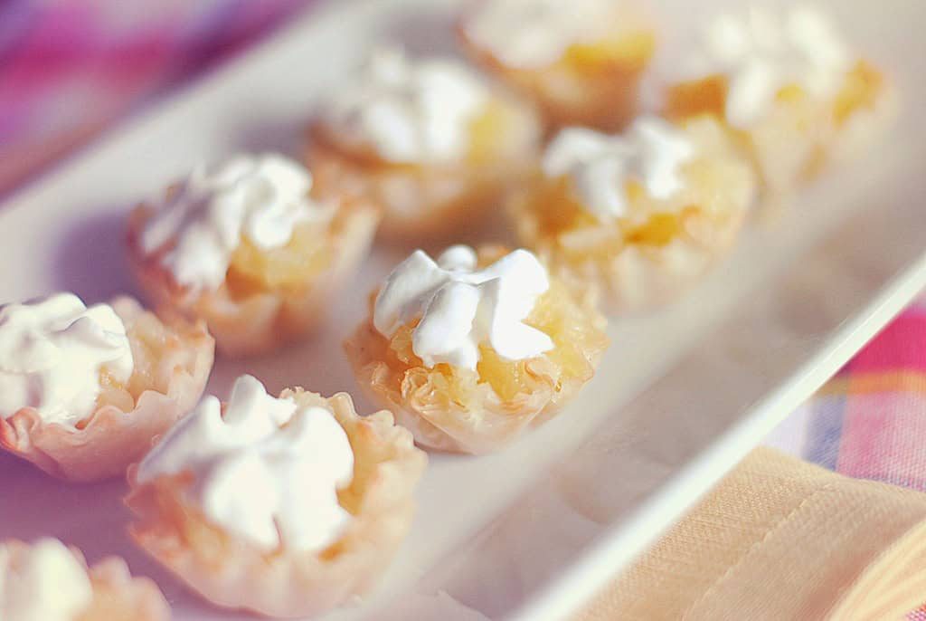 Pineapple Mini Tartlets