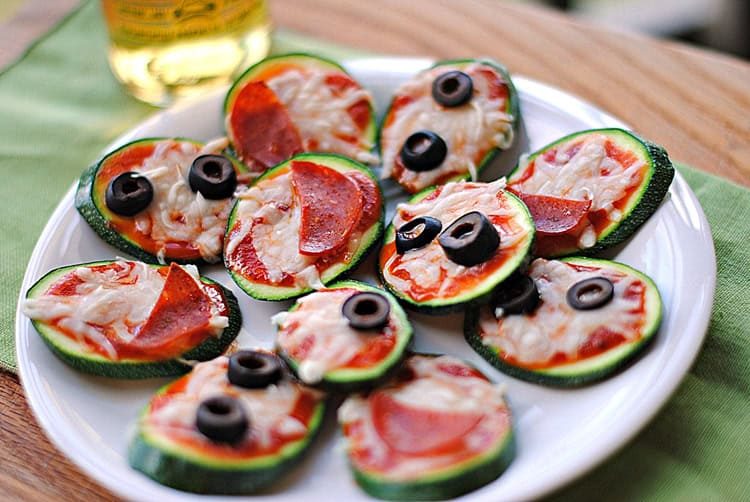 Zucchini Mini Pizzas
