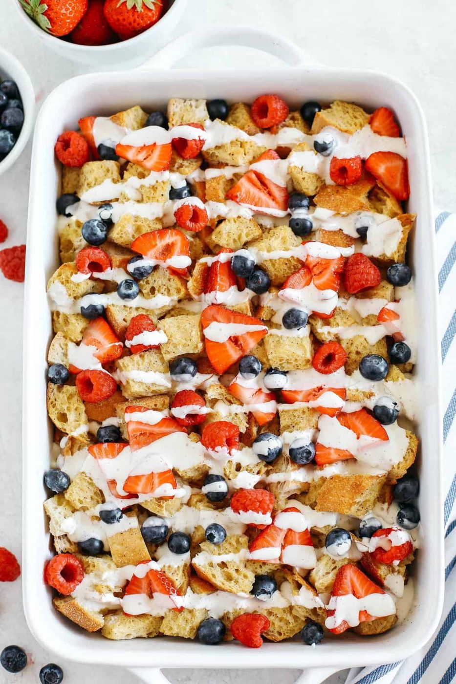 Berry Mixed French Toast Casserole