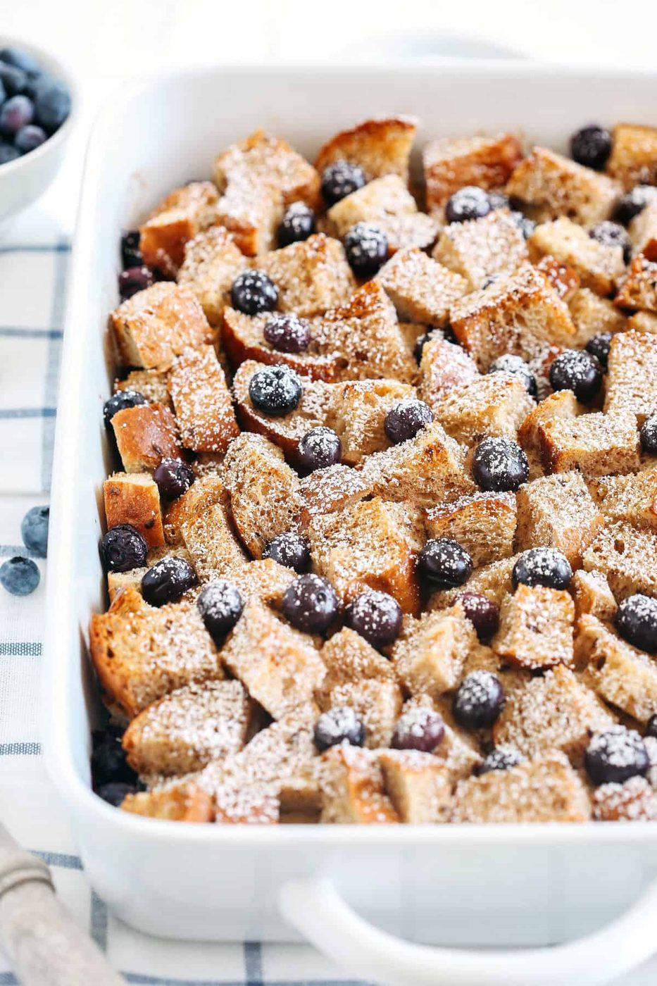 Blueberry Overnight French Toast Casserole