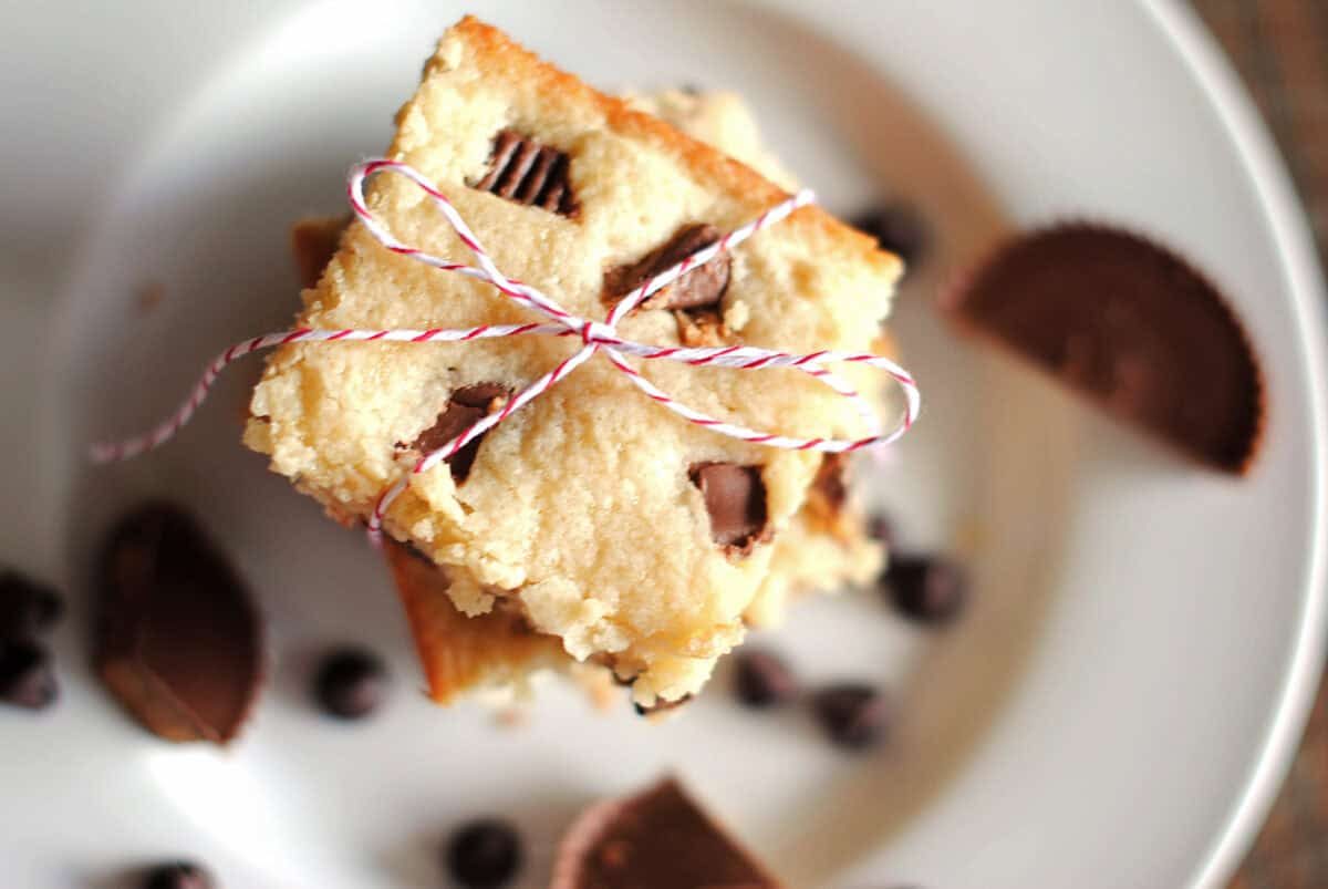 Butter Peanut Cup Blondies