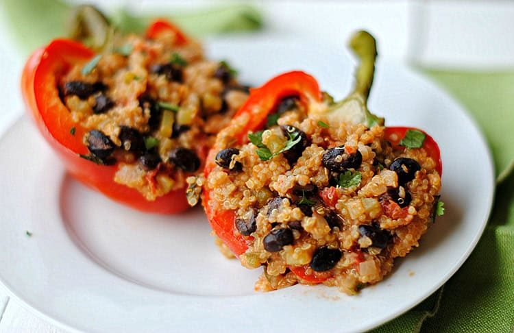 Stuffed Quinoa Bell Peppers