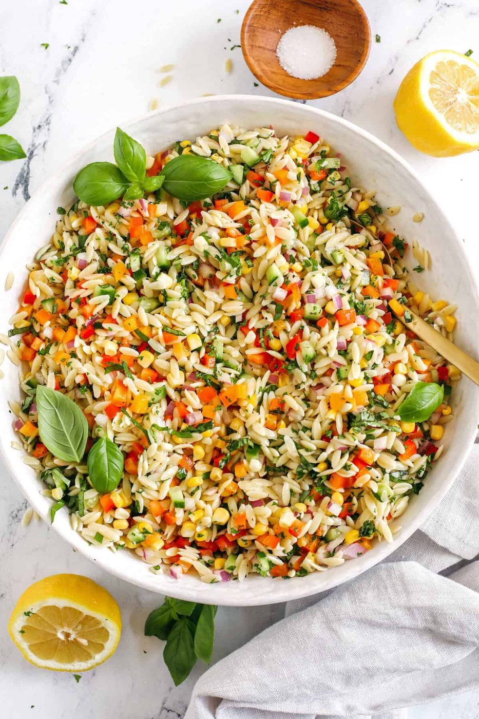 Orzo Rainbow Salad