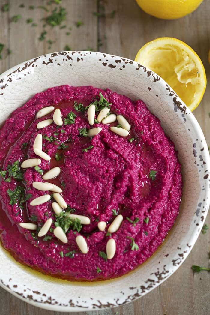 Beet Roasted Hummus