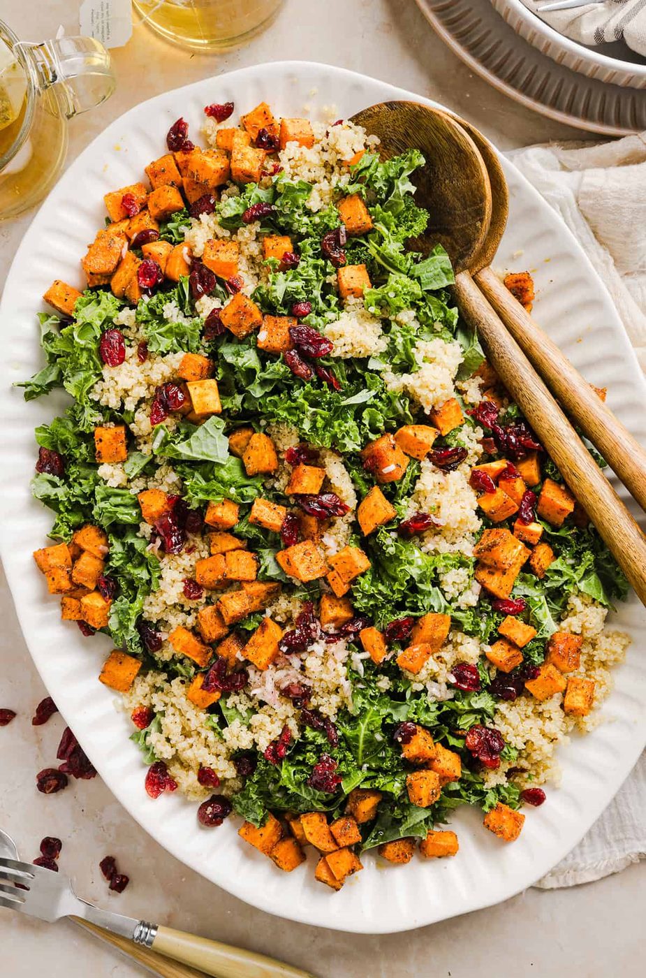 Roasted Sweet Potato, Quinoa & Kale Salad