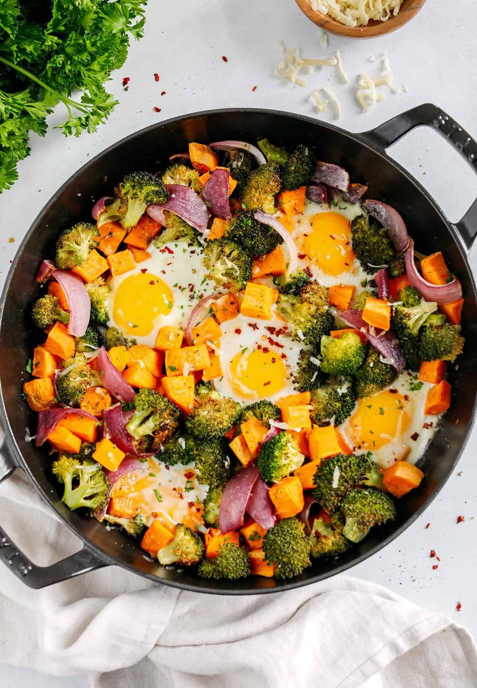 Veggie Roasted Breakfast Skillet