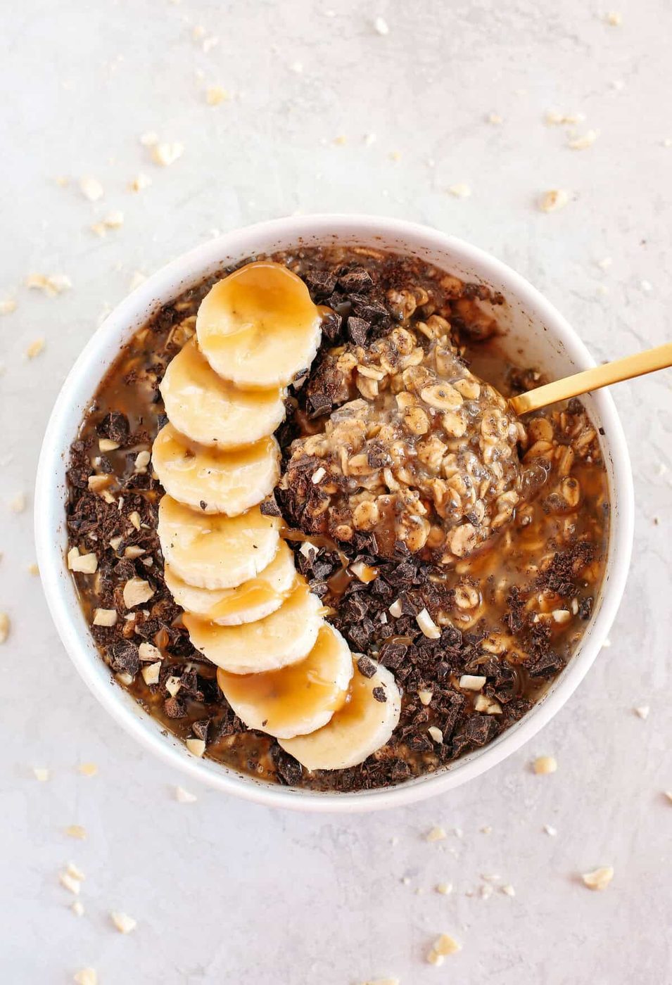 Caramel Salted Overnight Oats