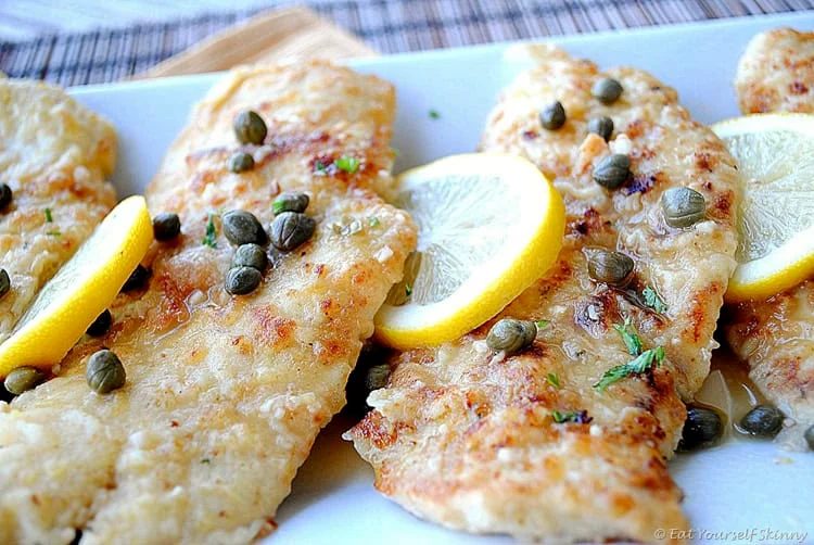 Chicken Piccata for the table