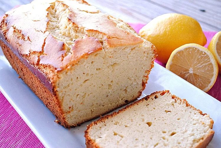 Pound Lemon Cake Lightened-Up