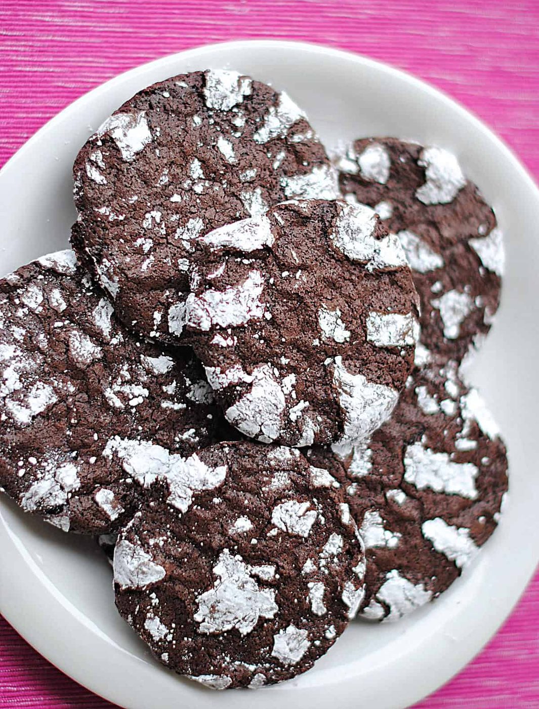 Chocolate Crinkle Cookies