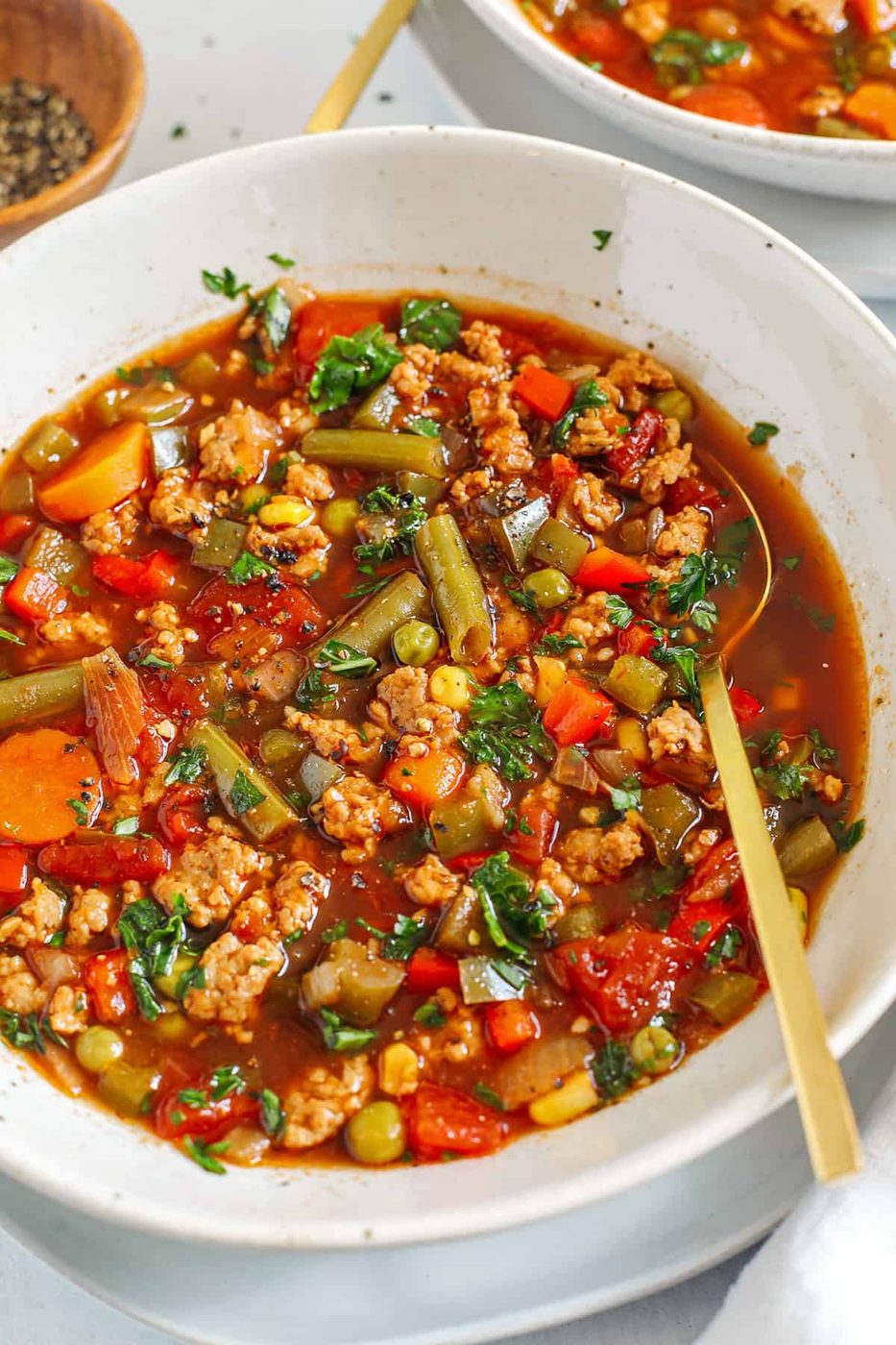Pot One Spicy Sausage Soup