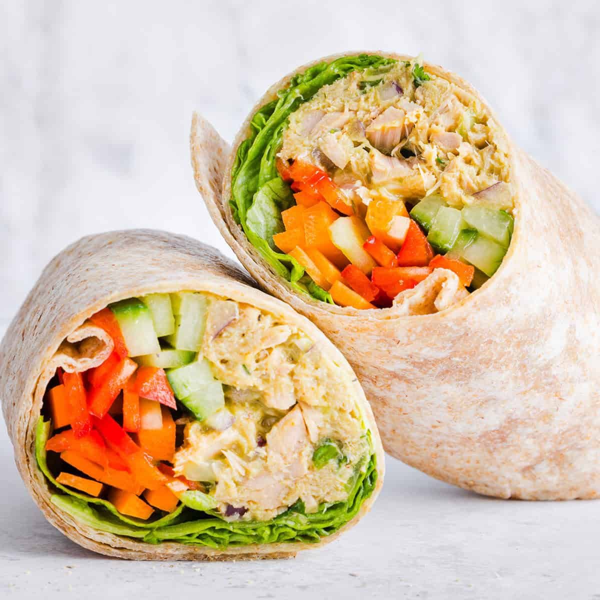 Tuna Spicy Avocado Wrap