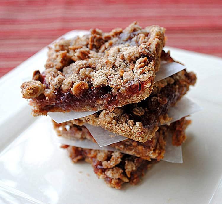 Granola Strawberry Squares