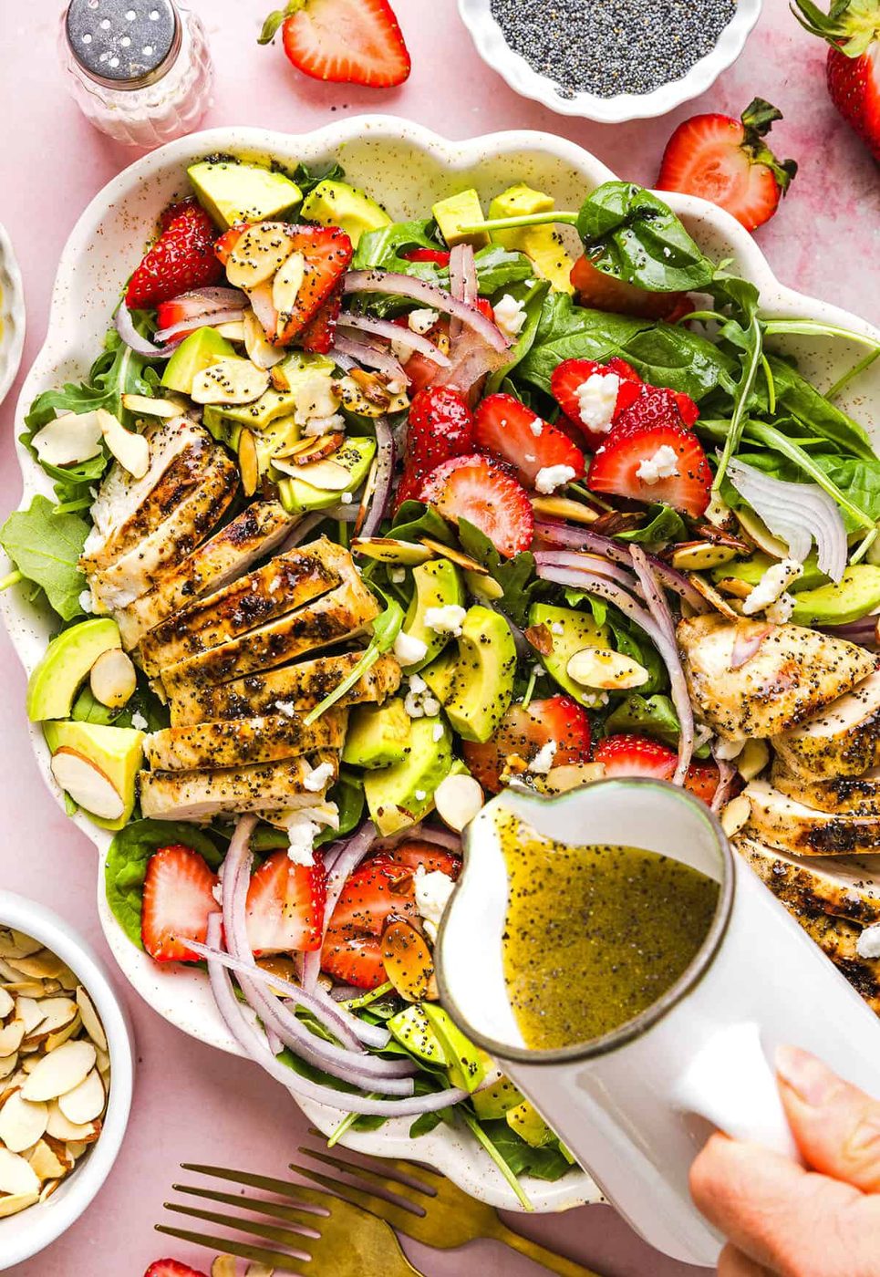 Poppy Strawberry Seed Chicken Salad