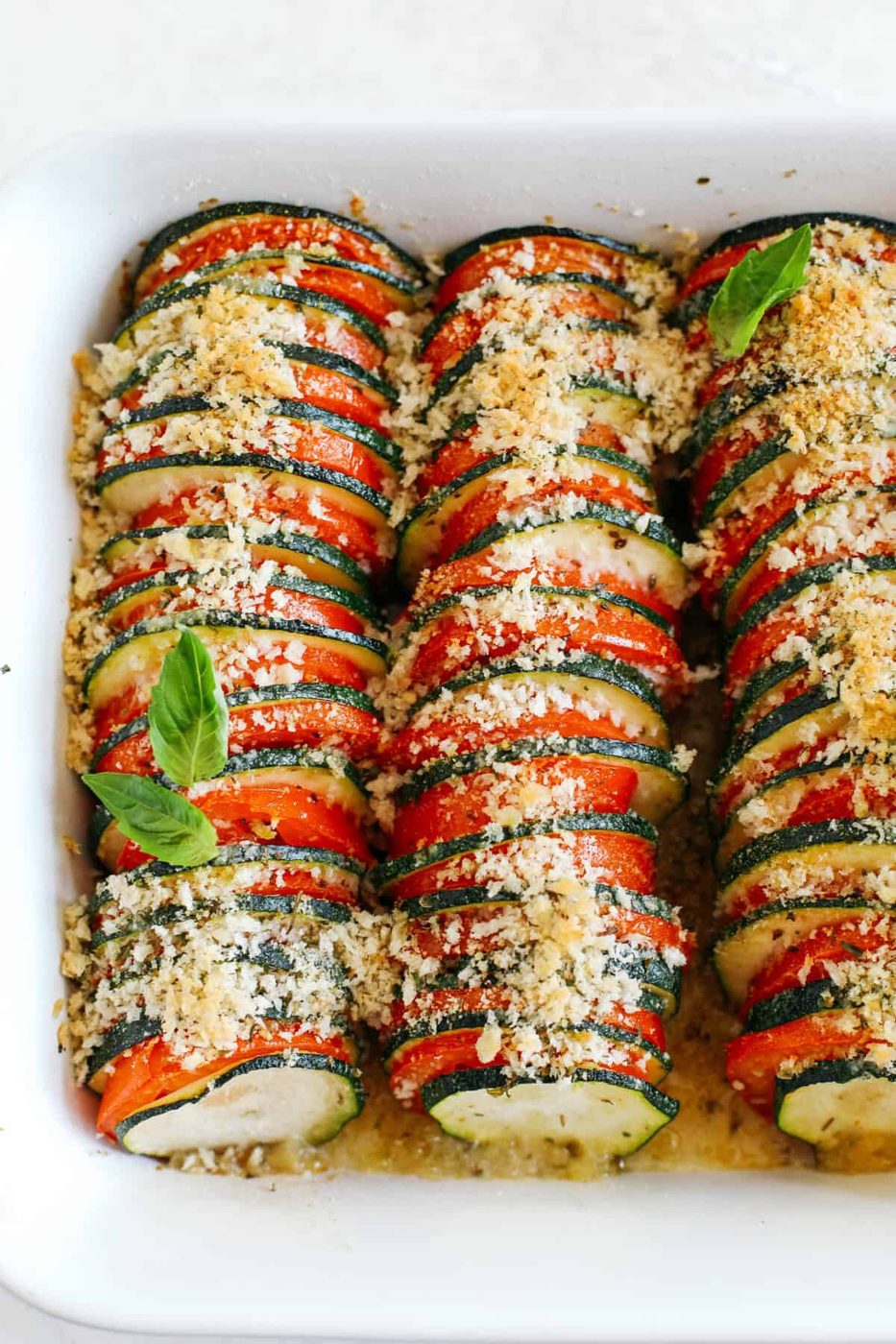 Summer Zucchini & Tomato Gratin
