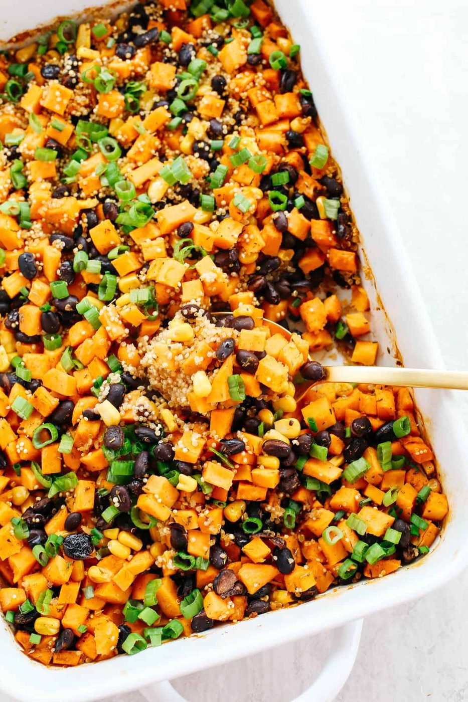 Sweet Potato & Black Bean Quinoa Bake