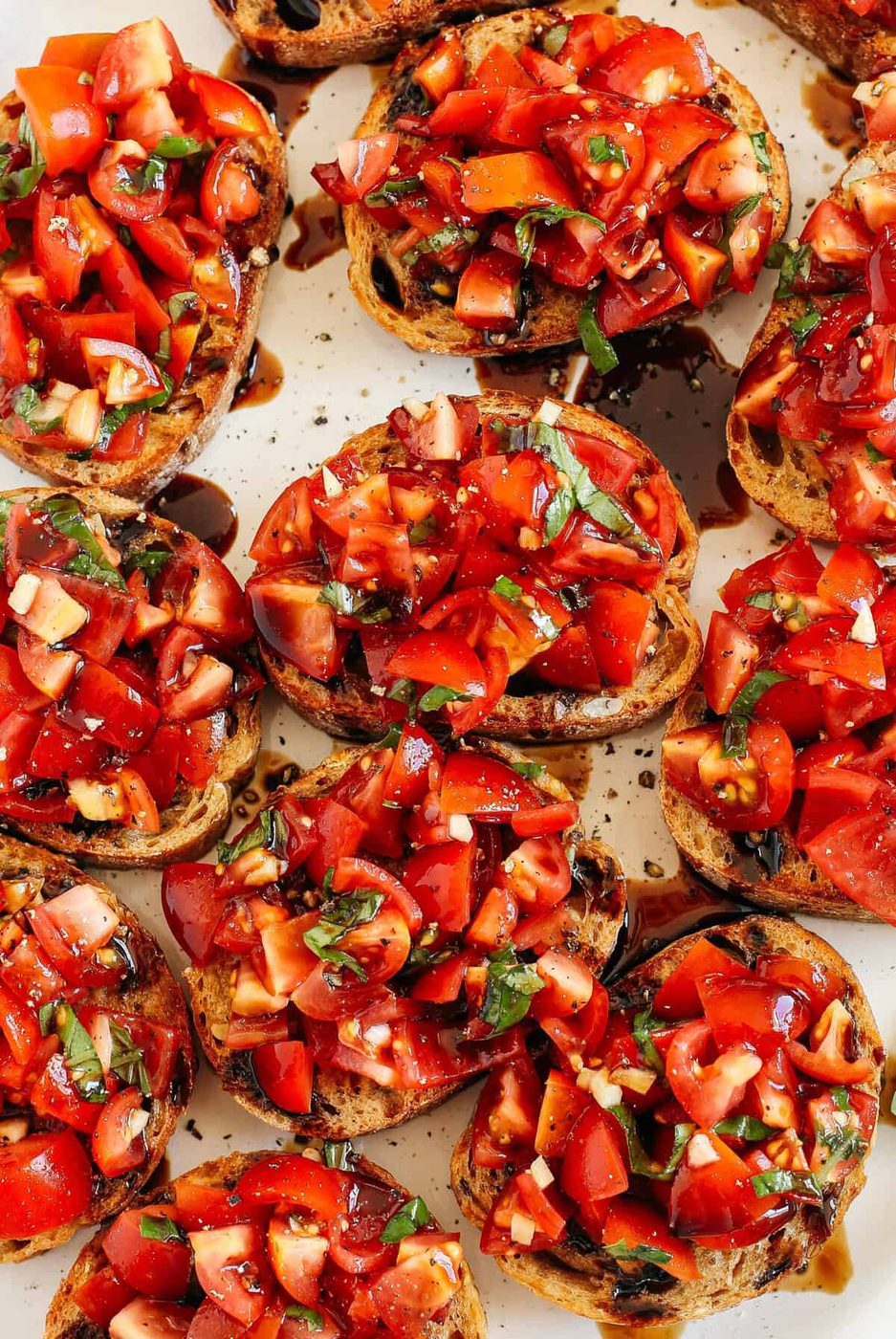 The Easiest Tomato & Basil Bruschetta