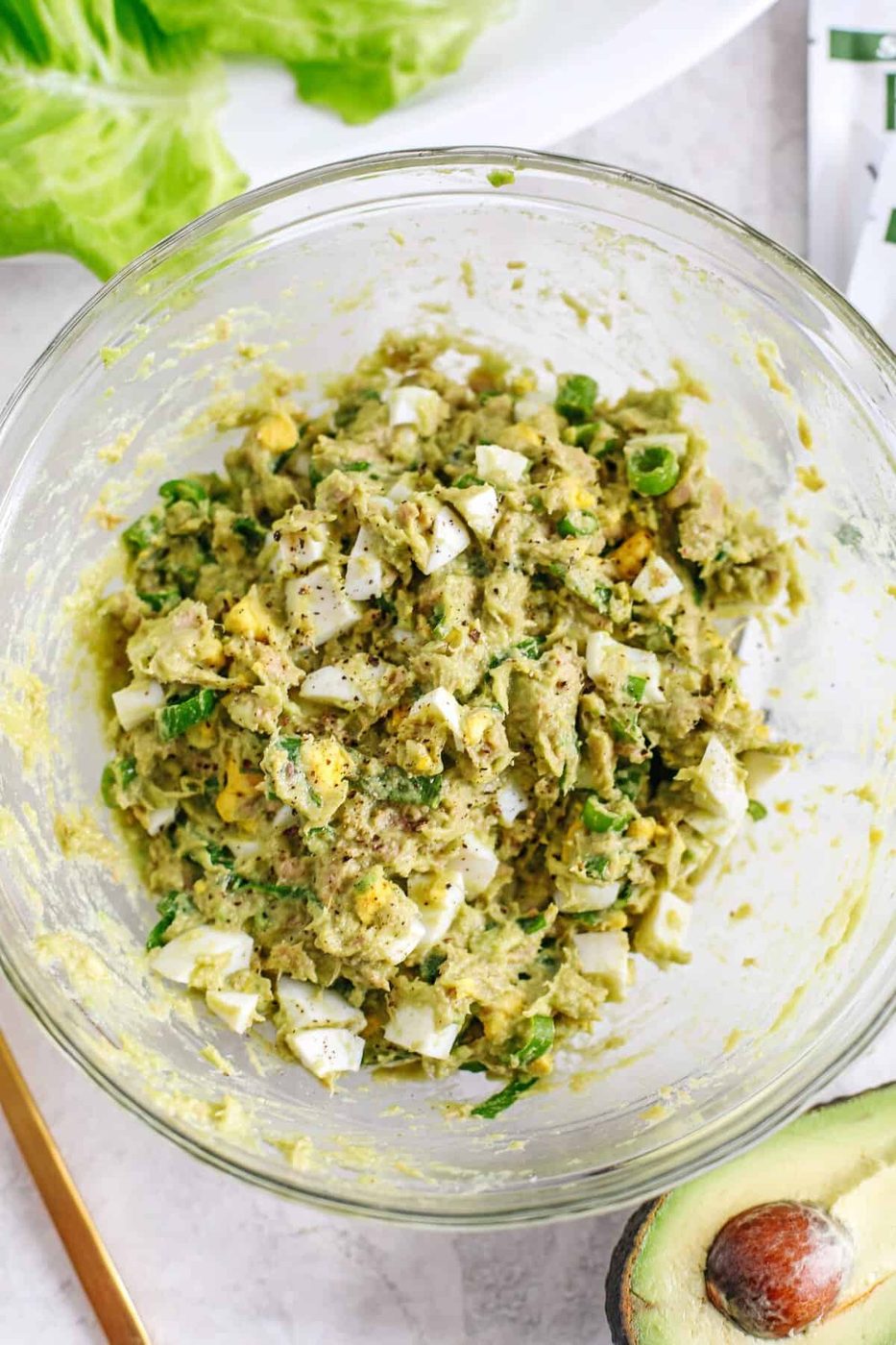 Avocado Tuna Egg Salad