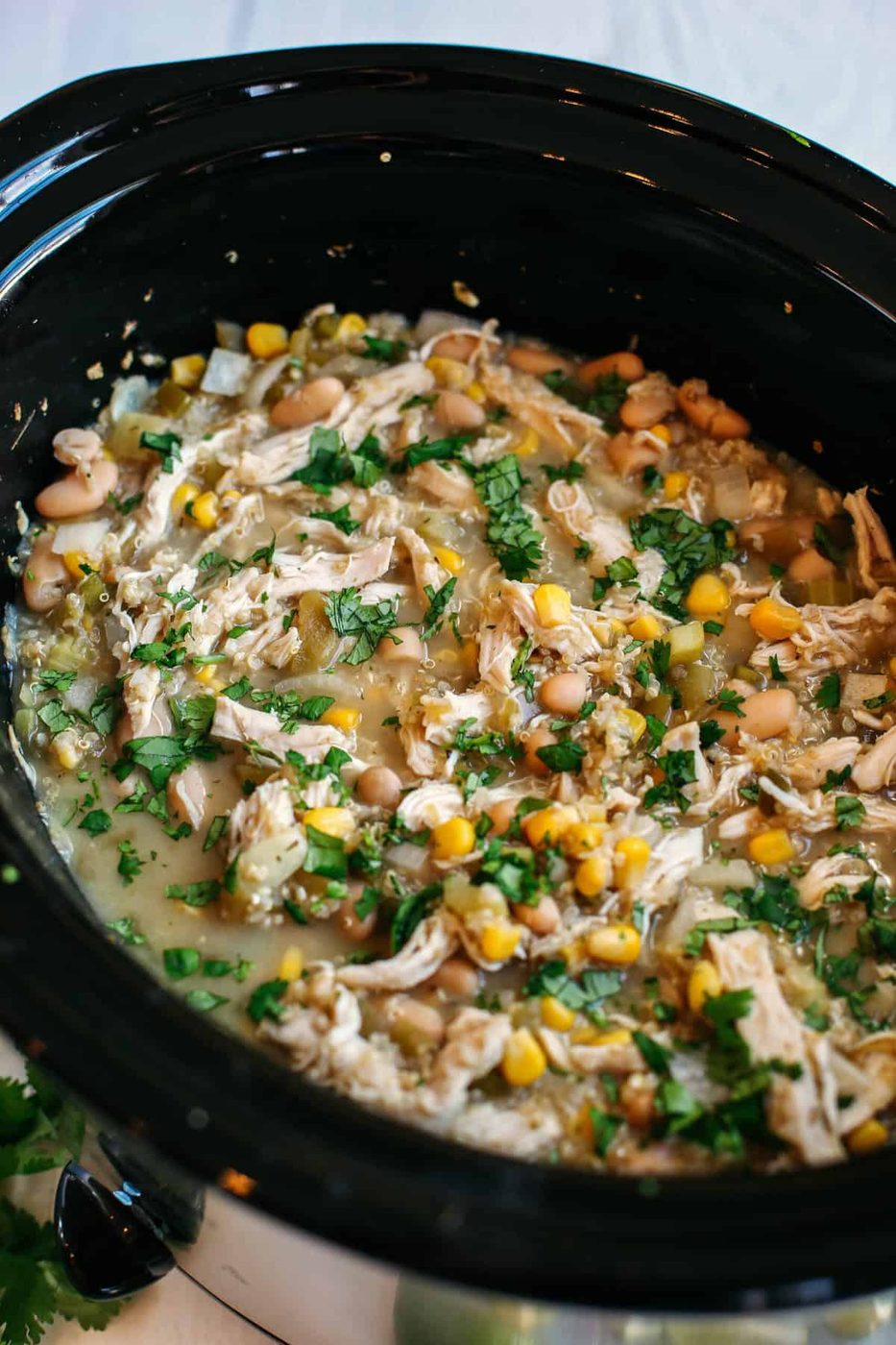 Crock White Chicken Quinoa Chili